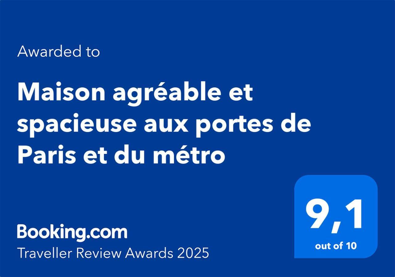 Maison Agreable Et Spacieuse Aux Portes De Paris Et Du Metro Saint-Ouen  Eksteriør bilde